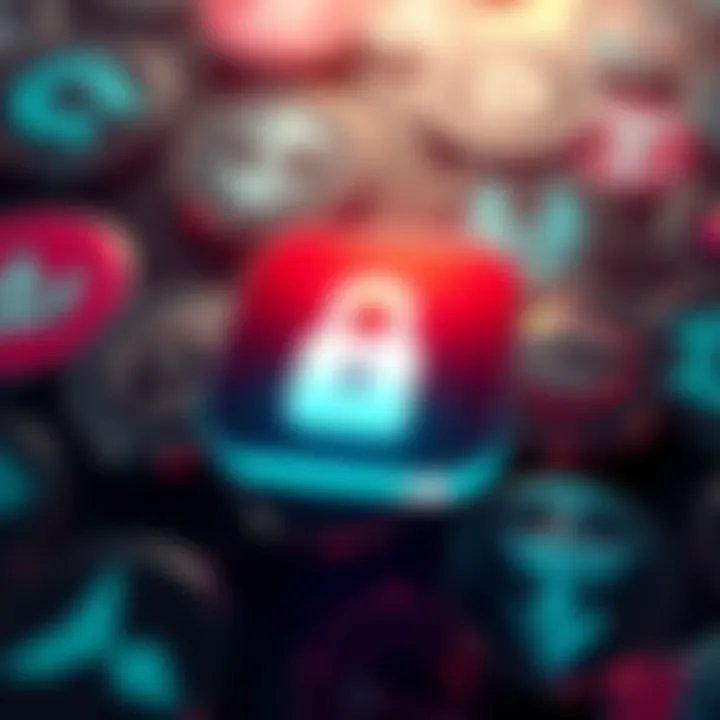 A visual of various cryptocurrency wallet icons with a lock symbol, indicating security issues and drained assets