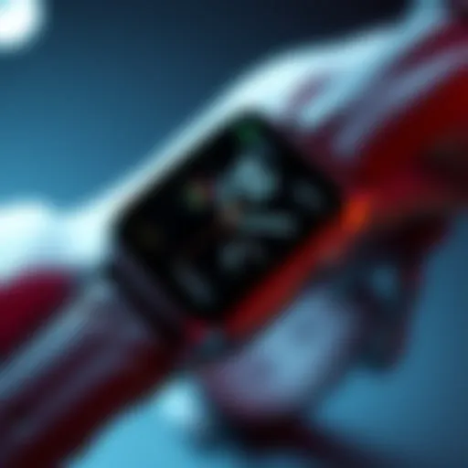 A close-up of the Apple Watch Ultra 4 displaying new features of watchOS 27