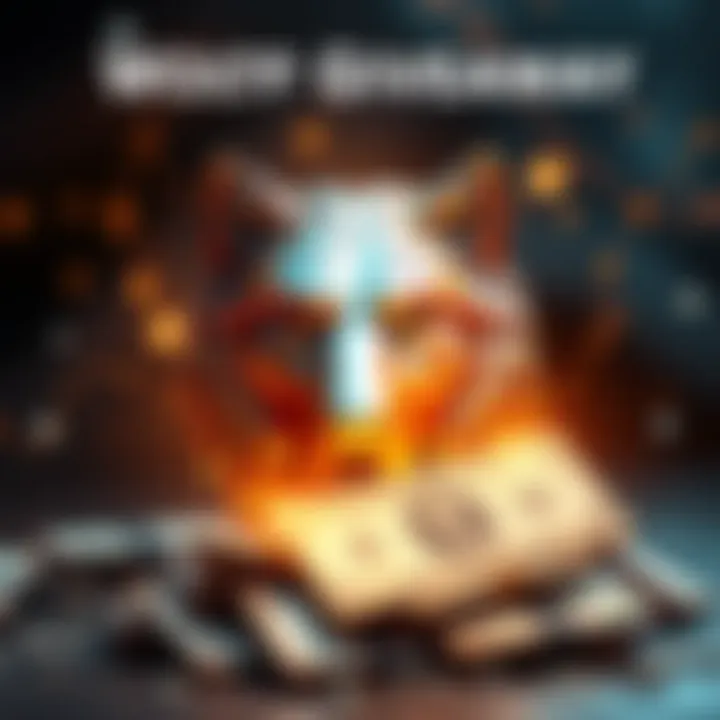 Graphic showing a wolf symbol and cash, promoting the $Wolf giveaway contest for passive income