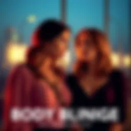 Two women discussing their feelings about body image and breast size, looking thoughtful and engaged in conversation.