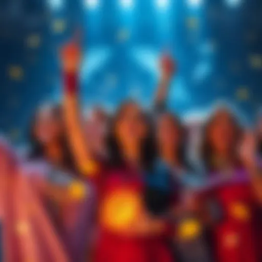 Group of influential women in cryptocurrency celebrating their achievements and leadership roles