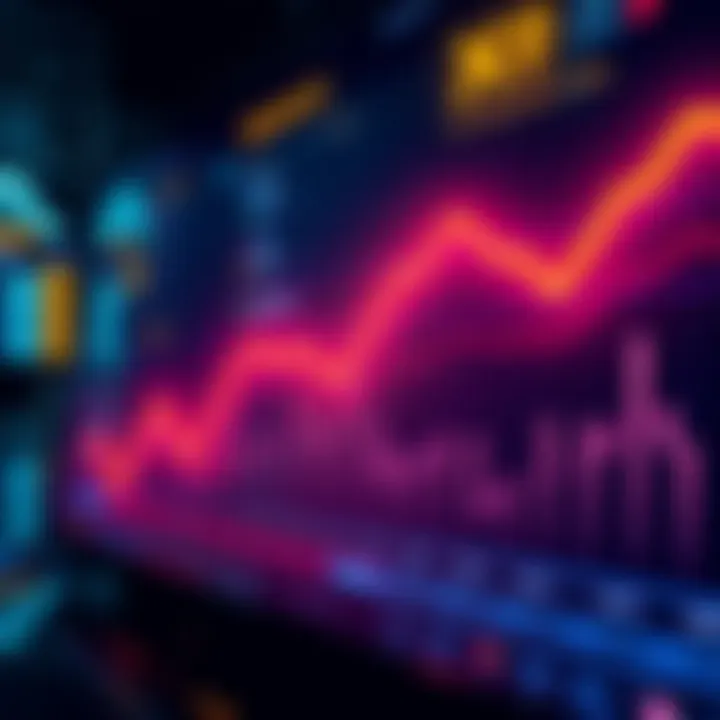 A graphic showing a downward trend in XRP reserves on a digital exchange, indicating a drop in cryptocurrency stability.