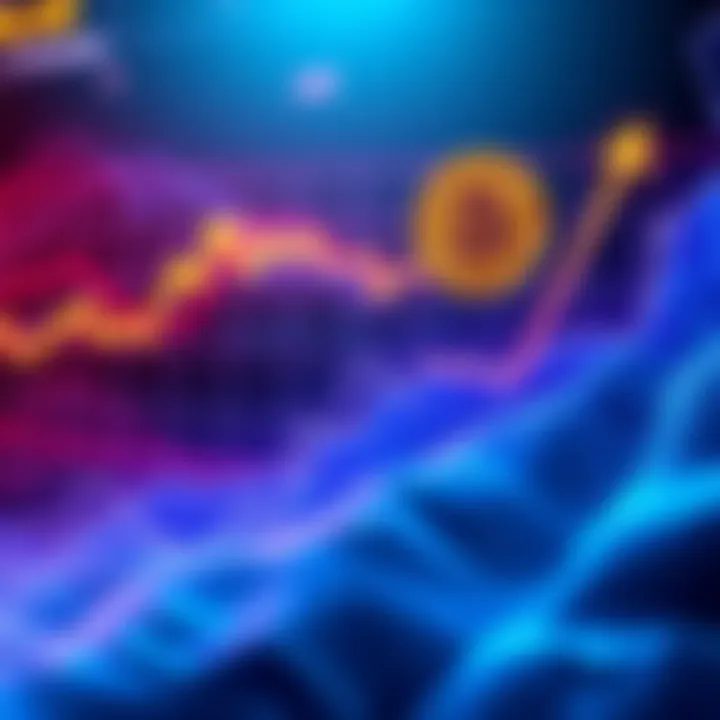 Graph showing XRP reaching a new high and Bitcoin at $119,000 with upward arrows representing growth.