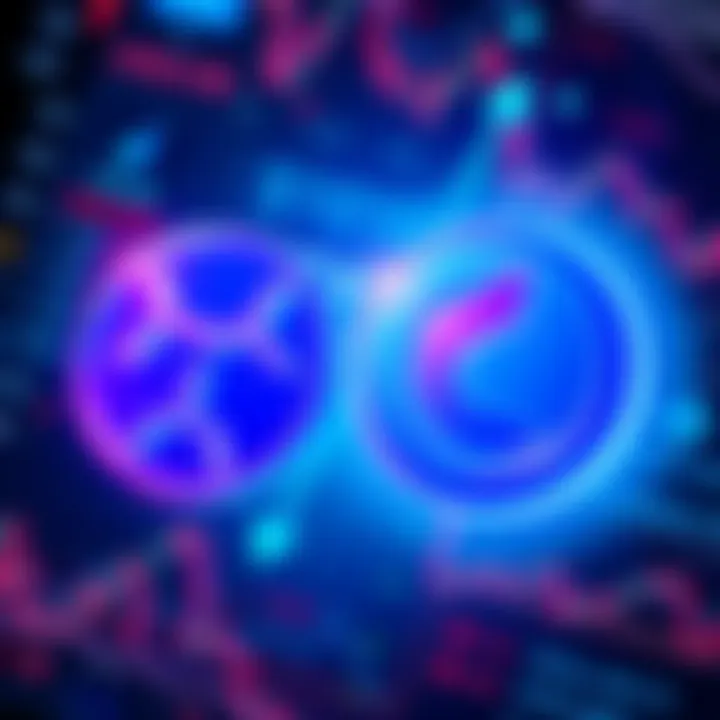 A visual representation showing XRP and Chainlink logos with a background of financial symbols, suggesting a decision to swap between the two cryptocurrencies.
