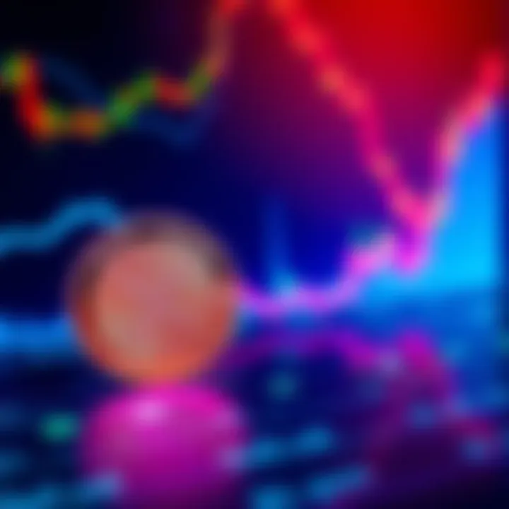 XRP coin in front of financial charts showing growth and skepticism in the crypto market.