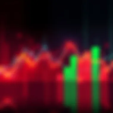 A line graph showing XRP price hovering around one dollar amidst market changes.