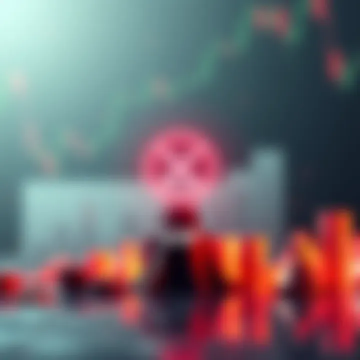 A graphic showing a rising graph with the XRP logo and a $500 target mark, highlighting market speculation.