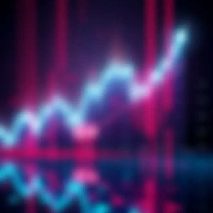 A graph showing the decline of XRP prices with a peak at $2.4 and low market activity indicators.